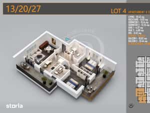 Apartament 3 camere Titan Th. Pallady-Sector 3-Metrou Teclu — miniatura 4