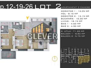 Apartament 3 Camere | Metrou Teclu | Promo parcare | Theodor Pallady — miniatura 4