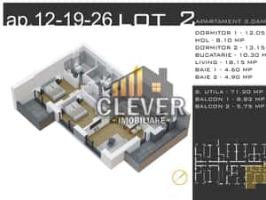 Apartament 3 Camere | Metrou Teclu | Promo parcare | Theodor Pallady — miniatura 5