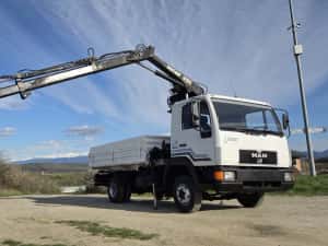 Man 7,5t -basculabil  cu macara Hiab 060 — miniatura 3