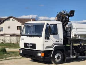 Man 7,5t -basculabil  cu macara Hiab 060 — miniatura 10
