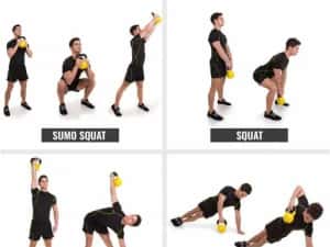 Kettlebell Stylish umplut cu ciment 2-20kg — miniatura 4