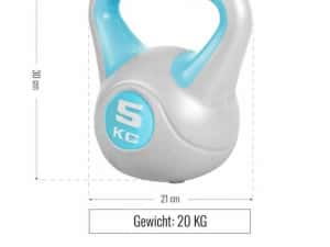 Kettlebell Stylish umplut cu ciment 2-20kg — miniatura 8