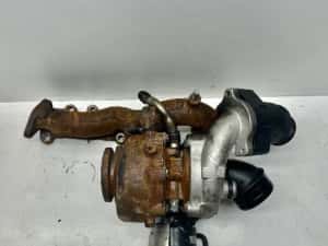 Turbo Turbina Turbosuflanta VW Golf 6 2.0 TDI CBAA CBAB 2008 - 2011 Cod: 03L253016F — miniatura 2