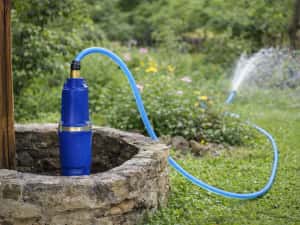 Pompa submersibila 1250W 8 bar + furtun irigatii + accesorii — miniatura 4