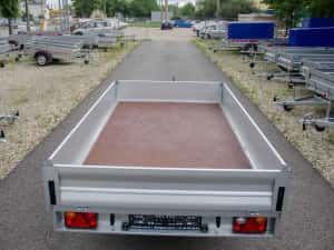 Remorca CARGO 1 ax 1300kg,aluminiu,RAR Gratuit 300x160,made in RO