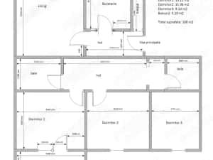 Apartament 4 camere Steaua decomandat amenajat centrala proprie — miniatura 4