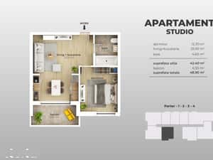 Apartament 2 camere spatios, bloc nou, Aparatorii Patriei metrou