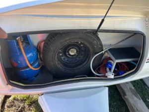 Rulota Swift Charisma 2002 neinmatriculata boiler gaz, acumulator baie mare cabina dus plastic — miniatura 8