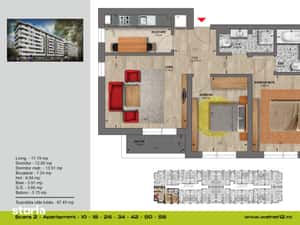 Apartament 3 Camere Weiner Residence  Disponibil imediat VestGroup — miniatura 4