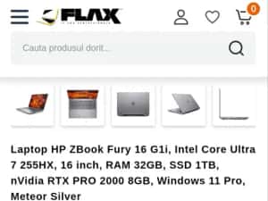 Super pret! HP ZBook Fury 16 G1i/ Intel Core Ultra 7 255HX — miniatura 3