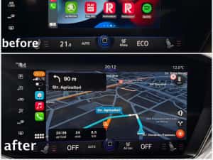 FullScreen Apple CarPlay/Android Auto VW Touareg III (pe tot ecranul) — miniatura 6