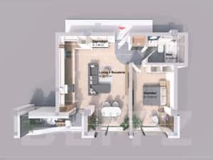Apartament MODERN 2 camere intr un Complex Rezidential NOU la un SUPER