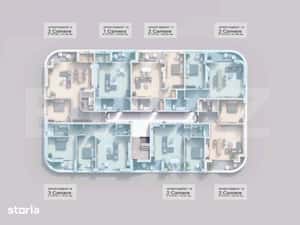 Apartament MODERN 2 camere intr un Complex Rezidential NOU la un SUPER — miniatura 4
