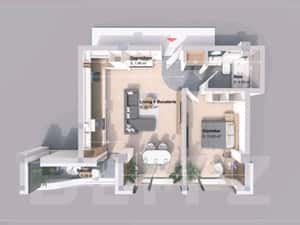 Apartament MODERN 2 camere intr un Complex Rezidential NOU la un SUPER — miniatura 5