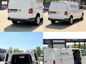 VW Transporter T6 varianta lungă,de marfă,2.0 Tdi ,euro 6,150 cp,2 locuri,2018,dubă personală,servis la zi,vopsea Originală,senzori parcare+camere ‼️ — miniatura 7