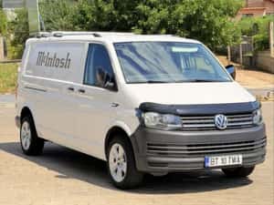 VW Transporter T6 varianta lungă,de marfă,2.0 Tdi ,euro 6,150 cp,2 locuri,2018,dubă personală,servis la zi,vopsea Originală,senzori parcare+camere ‼️ — miniatura 10