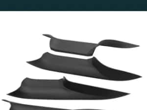 Maner trim interior sofer stanga dreapta spate Bmw seria 7 F01 F02 740 — miniatura 9