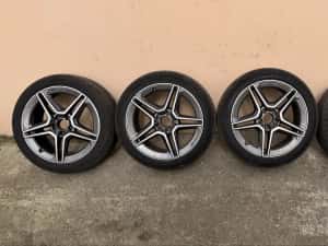 Jante originale Mercedes C-Class AMG R18 + Continental PremiumContact 7 - in doua dimensiuni