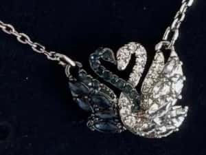 Lănțișor Swarovski Swan / Lebădă - nou, in cutie — miniatura 5