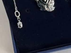 Lănțișor Swarovski Swan / Lebădă - nou, in cutie — miniatura 7