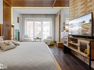 Studio lux zona Coresi  mobilat si utilat lux,parcare,137700 Euro — miniatura 3