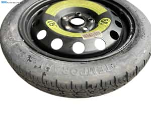 Janta Roata Rezerva Slim 5x112 T125 70 R16 16 3,5Jx16 H2 ET25,5 Seat Toledo 3 2005 - 2009 Cod 1K0601027S 1K0601027AL [B4223] — miniatura 10