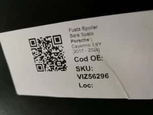 Fusta Spoiler Bara Spate Porsche  Cayenne 3 9Y 2017 2018 2019 2020 202 — miniatura 8