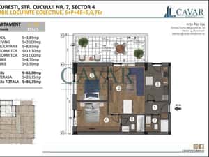 Proiect Nou Cavar Residence 3 Camere 2 Bai — miniatura 6