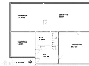 Apartament spatios de vanzare cu 3 camere la etajul 1 in Orasul de Jos — miniatura 5