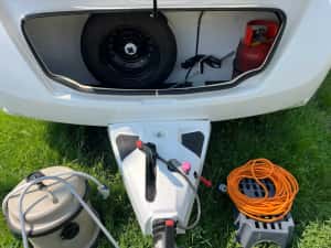 Rulota Swift Sprite Alpine 2013 Off camping Centrala Truma Acumulatort Boiler gaz cabina dus foarte usoara 1043/1164kg stare foarte buna — miniatura 7