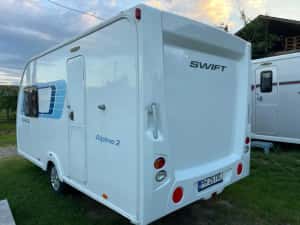Rulota Swift Sprite Alpine 2013 Off camping Centrala Truma Acumulatort Boiler gaz cabina dus foarte usoara 1043/1164kg stare foarte buna — miniatura 10