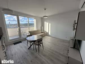 Prima închiriere 2 camere terasă 16 mp bloc nou AC Marasti — miniatura 4