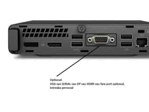 HP ProDesk 400 G4 Mini PC i3-8100T 8-32GB 128-1TB win10 3 ani garant — miniatura 3