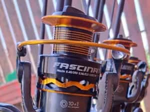 Set 4 Lansete Carbon,4 Mulinete Cu Baitrunner 8000 ,Rod Pod Echipat — miniatura 9