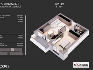 Apartament eficient compartimentat. 2 camere - zona Bd.Metalurgiei — miniatura 6