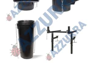 JGHEAB GUNOI Tobogan evacuare moloz PVC RANFORSAT negru — miniatura 2