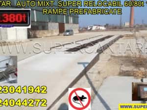 Cantar Auto 60t-80t Nou MIXT 42cm SUPER RELOCABIL