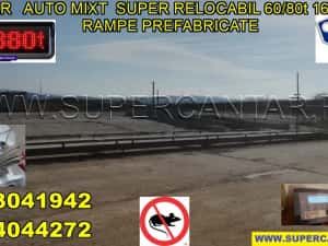 Cantar Auto 60t-80t Nou MIXT 42cm SUPER RELOCABIL — miniatura 8