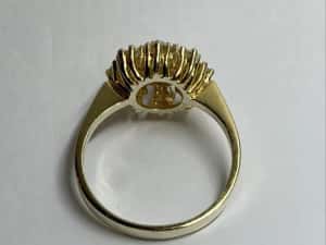 Inel aur cu diamante 0.90ct — miniatura 5