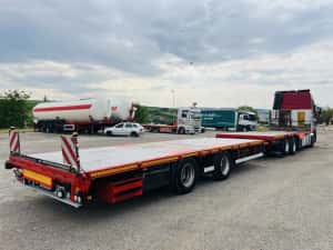 Platforma utilaje Volvo 6x2 / remorca Wielton ( se vand si separat ) — miniatura 5