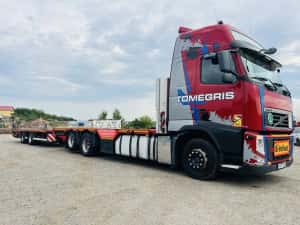 Platforma utilaje Volvo 6x2 / remorca Wielton ( se vand si separat ) — miniatura 6