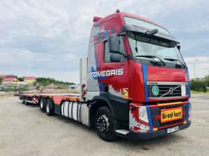 Platforma utilaje Volvo 6x2 / remorca Wielton ( se vand si separat ) — miniatura 9