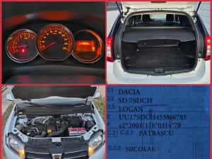 Dacia Logan Mcv 115000km 2015, 1.5dci — miniatura 4