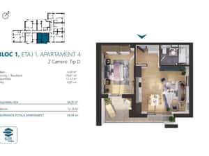 Elite Town Timisoara - Apartament 2 camere | TORONTALULUI — miniatura 4