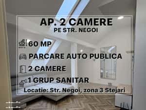 Ap. 2cam., deosebit pe str. Negoi, curte, zona Centrala |VIDEO — miniatura 1
