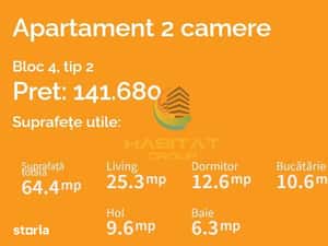 Apartament 2 camere Grigorescu nou cladire boutique — miniatura 5