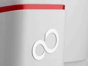 Grad B Monitor LED Fujitsu 23", FullHD, DisplayPort, USB, Boxe, B23T-7 — miniatura 3