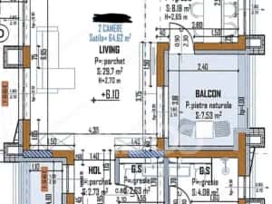 Apartament cu 2 camere bloc nou in cartierul Marasti comision 0% — miniatura 3