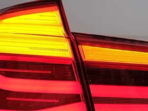 Stopuri LED BMW Seria 3 F30 (2011-2019) Rosu Clar LCI Look Semnal — miniatura 6